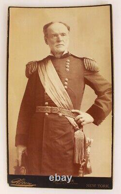 1888 7.5x13 Portrait Of CIVIL War Union Major-general Sherman By Sarony Of Nyc