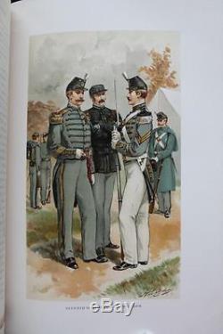 1890 1stED History of the Seventh Regiment of New York CIVIL WAR Color Plates NF