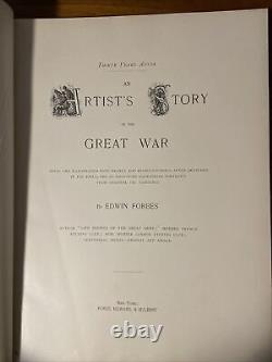 1890 An Artist's Story of the Great War 2 Vol Set As Is Civil War Forbes