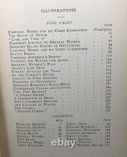1891 Bravest Five Hundred of 61 Civil War Indian War Medal of Honor Antique Book