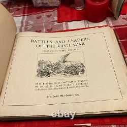 1894 Battles and Leaders of the Civil War Peoples Pictorial Edition ANTIQUE