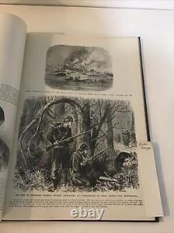 1894 Frank Leslie's Scenes & Portraits Of The CIVIL War Illustrated Folio 1st Ed