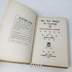 1896 The Red Badge of Courage by Stephen Crane, D. Appleton Early Printing