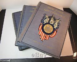 1900 New York At Gettysburg 1863 HC/1st ED Signed Cyrus Gale Civil War Maps