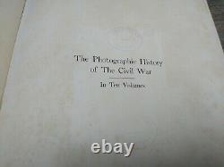 1911 Miller's PHOTOGRAPHIC HISTORY OF THE CIVIL WAR Partial 6 Vols. ExLib 1st Ed