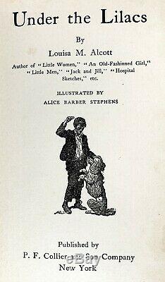 1911 edition LITTLE WOMEN SET 1st & pt 2 LOUISA MAY ALCOTT Civil War JO'S BOYS