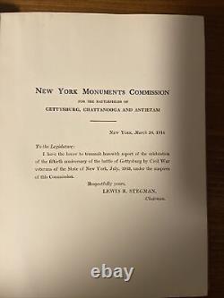 1916 State of New York Fiftieth Anniversary of Battle of Gettysburg