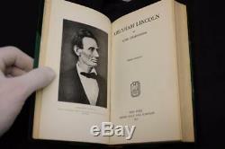 1917 Abraham Lincoln By Lord Charnwood Civil War Map Fine Leather Binding