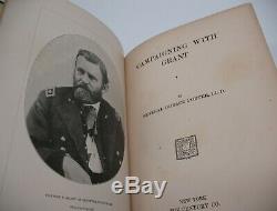 1st Ed Antique 1897 CIVIL War Book Campaigning With Grant General Horace Porter