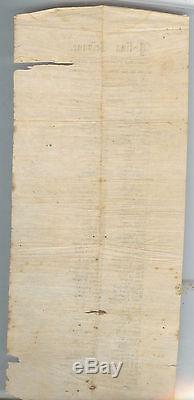 2 Mos Before Civil War's End Ridgeway NY List of 140 Men To Be DRAFTED BROADSIDE