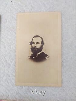 2 OF SAME Civil War Soldier Photo 1ST LT DANIEL B. MERRIMAN HISTORIC CDV NY RARE