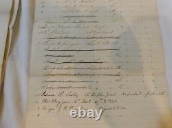 268 Civil War 47th New York Manuscript Courtmarshall Major Kane 1862 8 page BIO