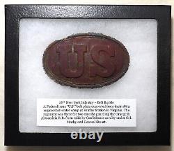 28th New York Infantry U. S. Belt Buckle Civil War Artifact 5180