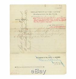 3 Civil War Documents rel. To Resignation of Lt. H. G. Brotherton, 47th New York