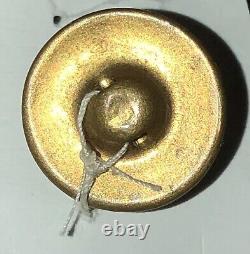 3 Civil War New York Militia Uniform Brass Buttons Excelsior Military Non Dug