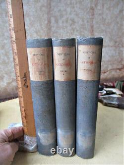 3 Vols. NEW YORK At GETTYSBURG, Final Report, 1900, Wm. F. FOX, 1st ED, Maps, Illusts