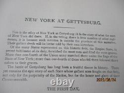 3 Vols. NEW YORK At GETTYSBURG, July 1,2,3,1863, Final Report, Various Authors, Illus