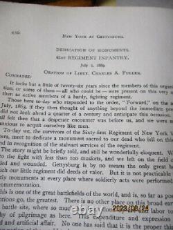 3 Vols. NEW YORK At GETTYSBURG, July 1,2,3,1863, Final Report, Various Authors, Illus