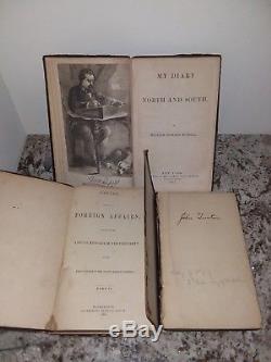 3 civil war books SIGNED John Tuite Battery G 1st NY 2nd Corps My Diary MAP 1863