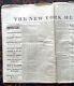4-15-1865 Ny Herald 2am Lincoln Assassination + 7 Other Civil War Newspapers
