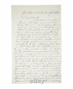 4 Civil War Letters by Private Mason S. Chambers, 169th New York Hart Island