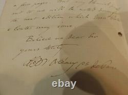 449 Civil War COUNT De PARIS Letter to Union Army Comrade 140th New York 1878