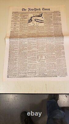 5 NEW YORK TIMES Newspapers Civil War 1861 to 1865 Vintage