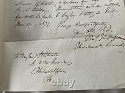 595 Pre Civil War 1st Artillery Ft Hamilton New York Equipment 1850 Invoice LIST