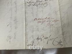 595 Pre Civil War 1st Artillery Ft Hamilton New York Equipment 1850 Invoice LIST