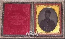 7008-Civil War ambrotype of soldier Troy NY Schoonmaker 282 River Street