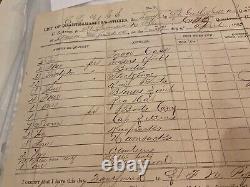 952 CIVIL WAR 121st NEW YORK INFANTRY UNIFORMS IN THE FIELD 1865 INVOICE