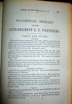 A History Of The 117th N. Y. Volunteers (fourth Oneida) J. A. Mowris 1866 1st Very