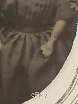 AMAZING Civil War Era Bisque Doll Gem Tintype CDV Mount Le Roy's Newburgh, NY