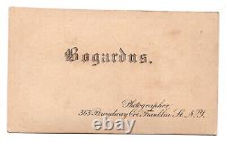 ANTIQUE CDV C. 1860s BOGARDUS THREE YOUNG LADIES CIVIL WAR ERA GAY INTEREST NY