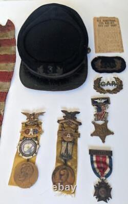 ARCHIVE of CIVIL WAR GAR MEMORABILIA, WILLIAM H ARMSTRONG, 1st NY MOUNTED RIFLES