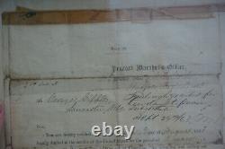 American Civil War 1863 Draft Notice Provost Marshal NY Form 93 Original Paper