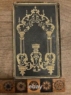 Antique 1850 Pre Civil War Era American HOLY BIBLE Nice Leather Binding NY
