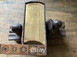 Antique 1854 Pre Civil War American FAMILY HOLY BIBLE Leather Binding NY Safford