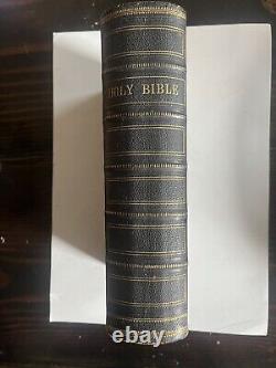 Antique 1857 Pre Civil War American Holy BIBLE Fantastic Condition