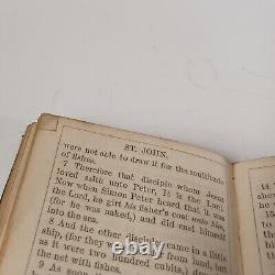 Antique 1861 Civil War Era Gospel Of St. John Small Pocket Bible