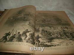 Antique 1885 Books Vol 1 And Vol 2 The Soldier In Our CIVIL War Illustrated