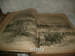 Antique 1885 Books Vol 1 And Vol 2 The Soldier In Our CIVIL War Illustrated