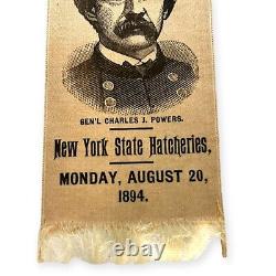 Antique 1893 32nd Anniversary 108th Regiment New York State Ribbon Civil War