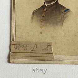 Antique CDV Photograph Handsome Civil War Union Soldier Brooklyn NY