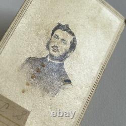 Antique CDV Photograph Handsome Civil War Union Soldier Brooklyn NY