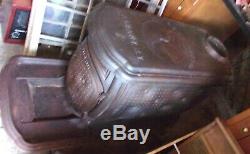 Antique CIVIL War Era S H Ransom Co Cushion 16 Box Stove Pat 1861 Albany Ny L