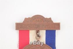 Antique Civil War 1893 Gettysburg Veteran New York Day Copper Medal US GAR