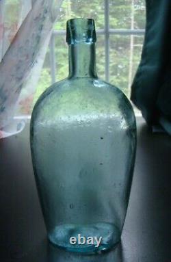 Antique Civil War Period C. C. GOODALE RCOHESTER, N. Y. Historical Whiskey Flask