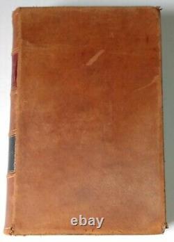 Antique Leather Bound Book 1885 Personal Memoirs Of U. S. Grant Volume One of Two