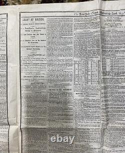 Antique New-York Times, April 26, 1865, The Day that John Wilkes Booth is Killed